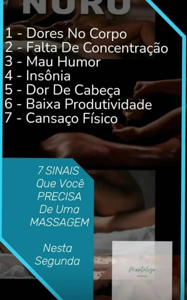 Sou massagista atendo exclusivamente o publico feminino de 18 a 90 anos trabalho com a massagem relaxante sensitive nuru e tantrica venha experimentar...