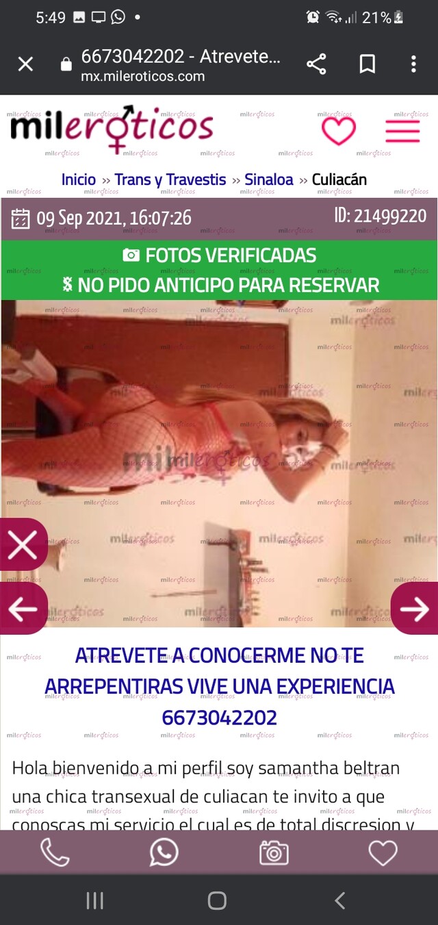 FOTOS DE CANDENTE TRANSEXUAL $1500 LLAMAME 6673042202