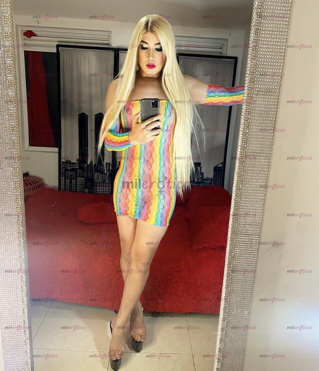 FOTOS DE TRANS RUBIA RECIÉN LLEGADA A MEDELLIN, CON SITIO EN APTO