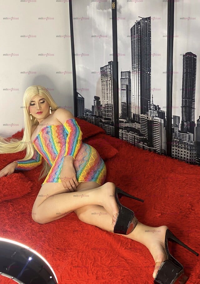 FOTOS DE EL MEJOR MASAJE QUE PODRÁS TENER, CHICA TRANS RUBIA CON SITIO YA MISMO. DISPONIB