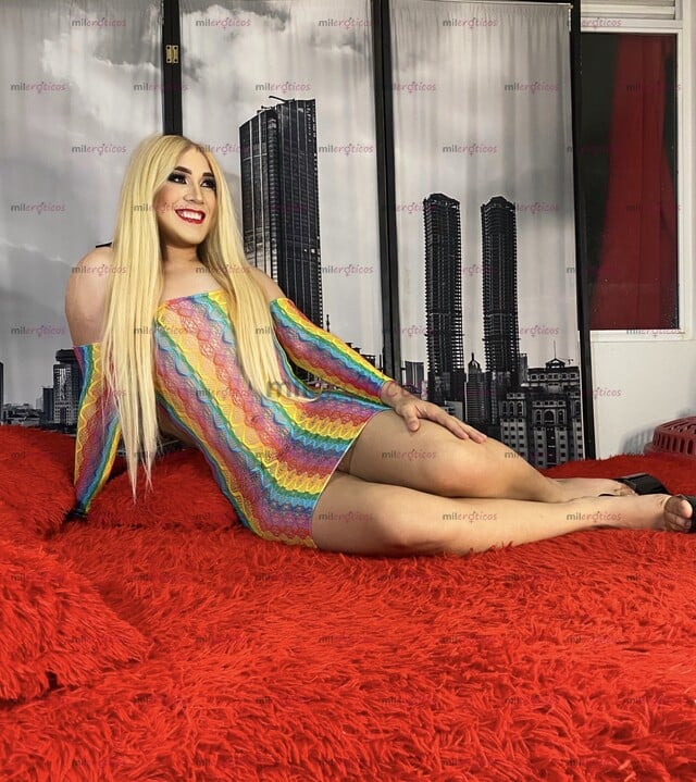 FOTOS DE EL MEJOR MASAJE QUE PODRÁS TENER, CHICA TRANS RUBIA CON SITIO YA MISMO. DISPONIB