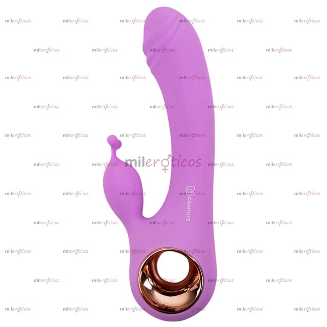 FOTOS DE VIBRADOR DOBLE TIFANY CON 10 MODOS DE VIBRACION RECARGABLE