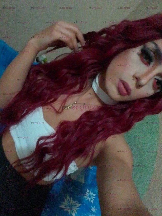 FOTOS DE NENA TRANS PELIROJA SUPER CALIENTE Y ARDIENTE EN TU CAMA