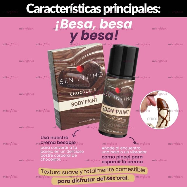 FOTOS DE EXPLORA NUEVAS FRONTERAS DEL PLACER CON NUESTRA PINTURA CORPORAL COMESTIBLE