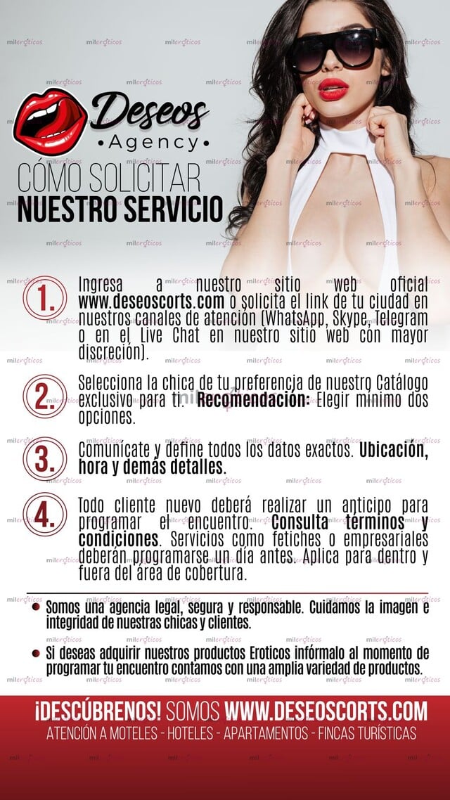 FOTOS DE DESEOSCORTS ATENCIÓN PARA TURISTAS EXTRANJEROS Y EJECUTIVOS ATRÉVETE Y DESCUBRE