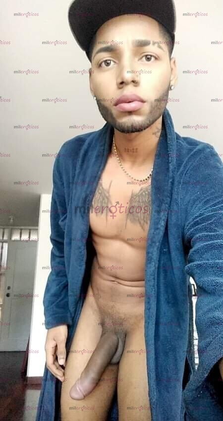 FOTOS DE MORENO CARIBONITO Y DE VERGA GRANDE Y CARGADA DE LECHE, 23CM 100% LECHERO