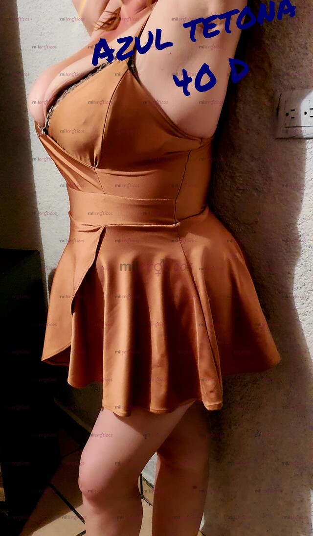 FOTOS DE AZUL HERMOSA WERITA SUPER TETONA 40D PIERDETE EN MIS TETAS
