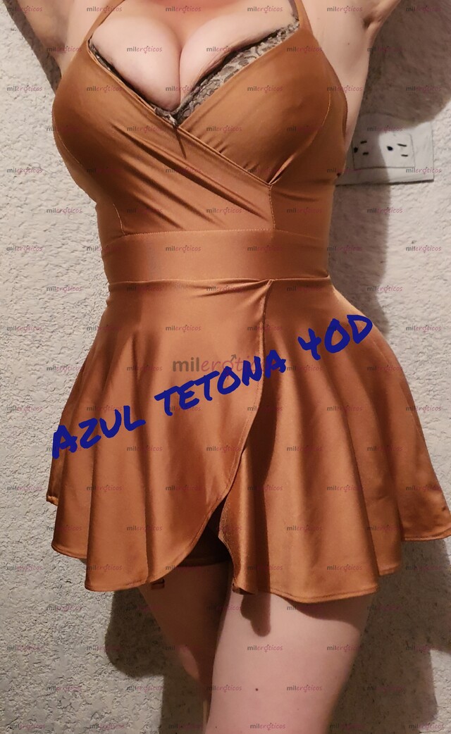 FOTOS DE AZUL HERMOSA WERITA SUPER TETONA 40D PIERDETE EN MIS TETAS