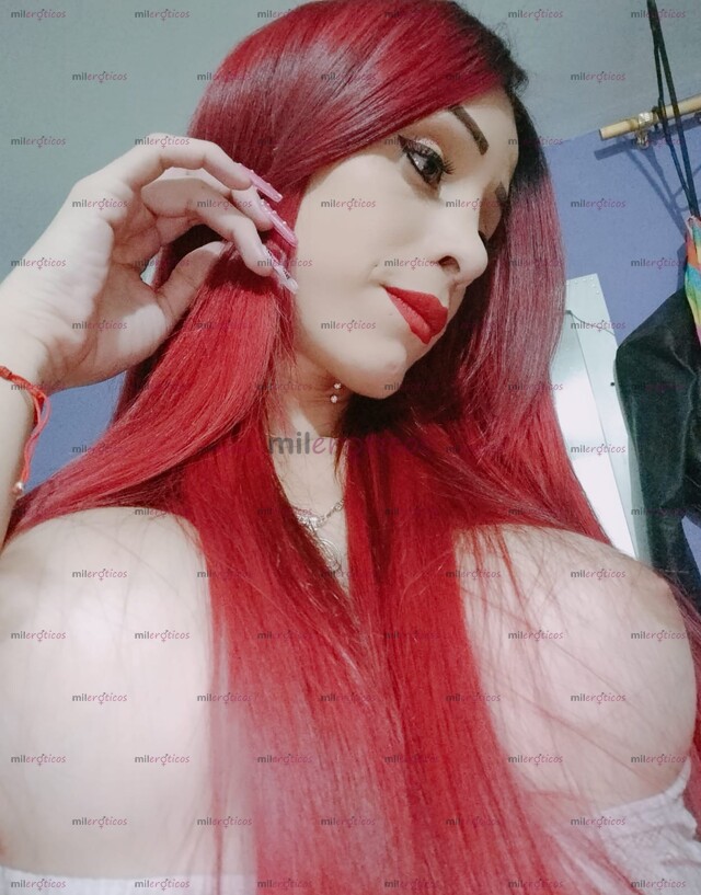 FOTOS DE DISPONIBLE TU PELIROJA PUTICA SIN AFANES CON APTO 24 HRS
