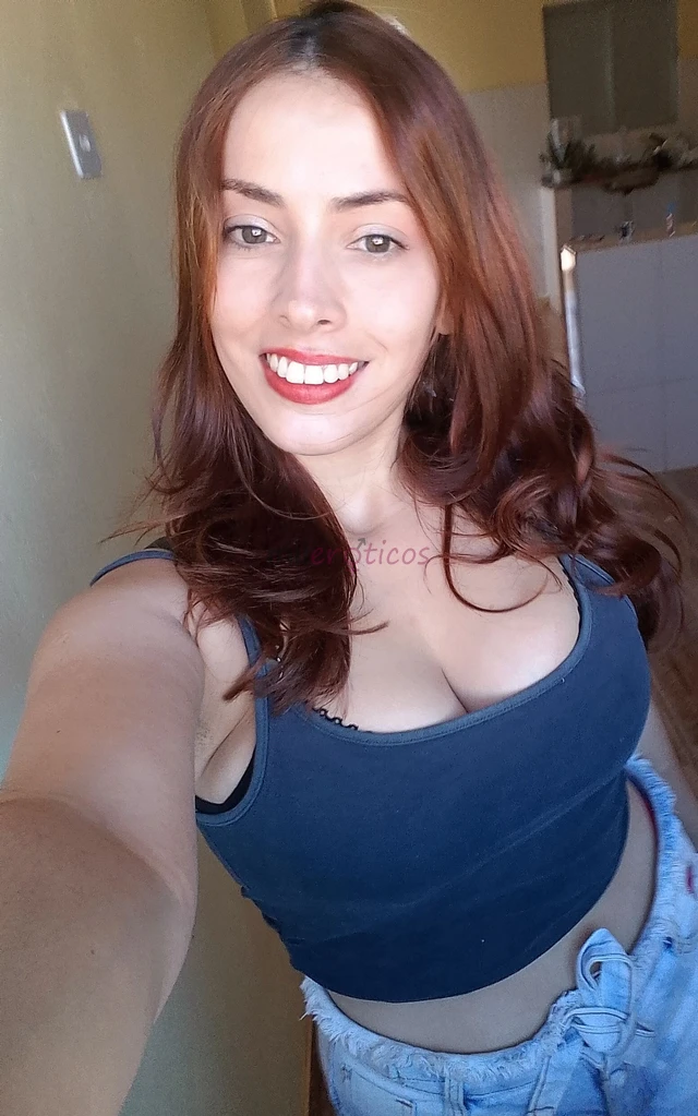 Sou uma ruiva que adora se exibir por video chamada adoro receber ordens e fico na posicao que vc desejar ultilizo brinquedinho e faco stripper bem qu...