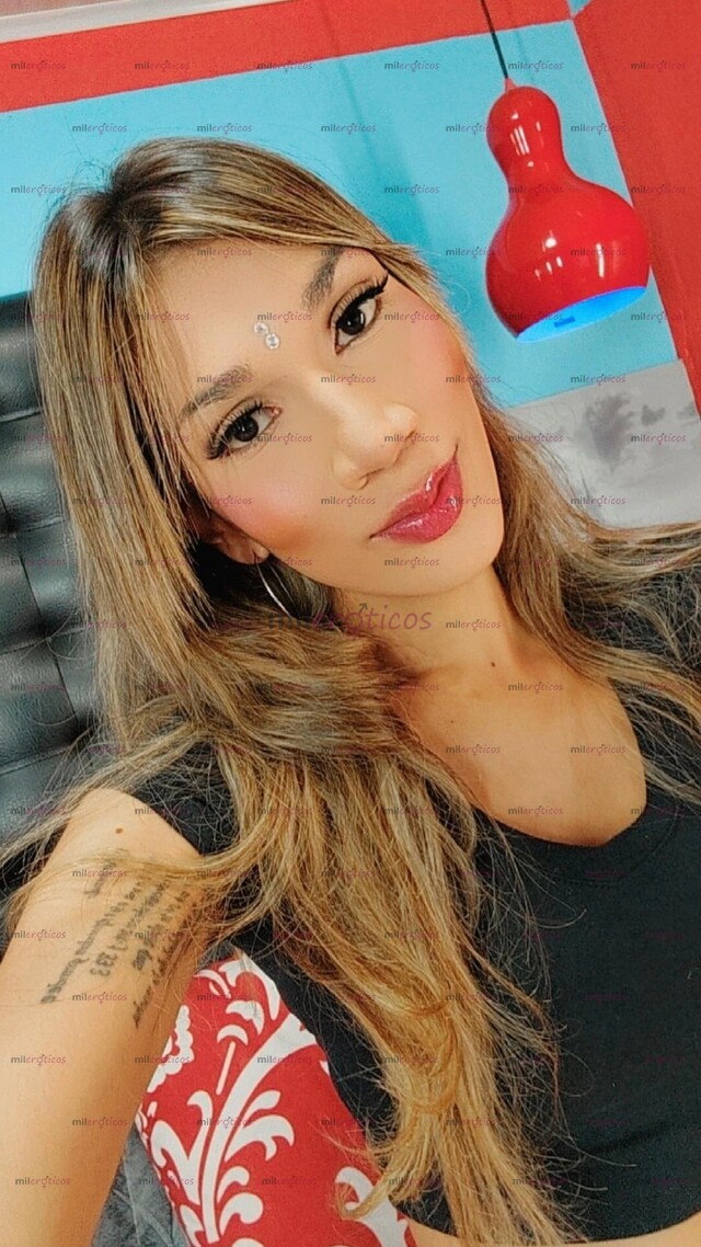FOTOS DE LU, HERMOSA PIEL CANELA MODELO TOP TRANS MUJER CON PENE