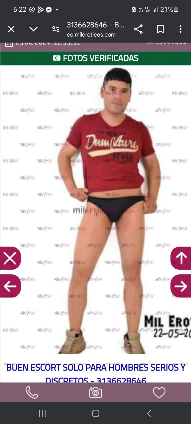 FOTOS DE EXCELENTE ESCORT PARA HOMBRES SOLVENTES TODA EDAD Y RAZA