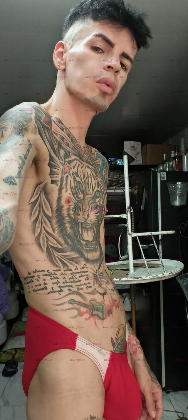 FOTOS DE FLACO VERGON ACTIVO MORBOSO BLANCO TATUADO