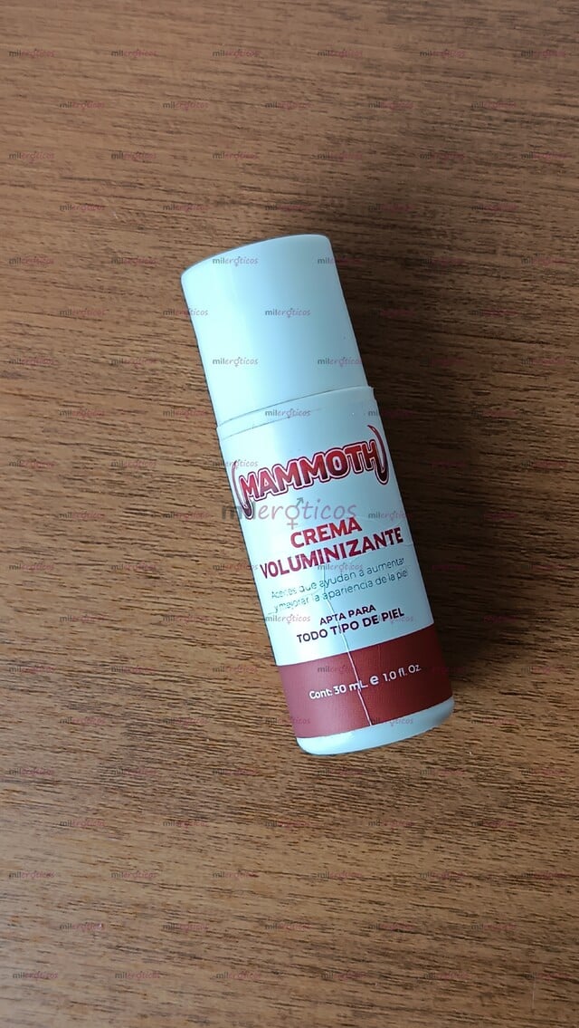 FOTOS DE CREMA ENGROSADORA VOLUMINIZADORA MAMMOTH NUEVAS DIMENSIONES DE PLACER