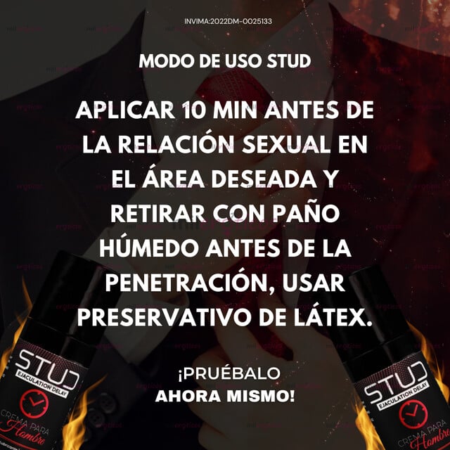 FOTOS DE STUD PROLONGA TU PLACER, PARA QUE DISFRUTES AL MÁXIMO CADA ENCUENTRO INTIMO