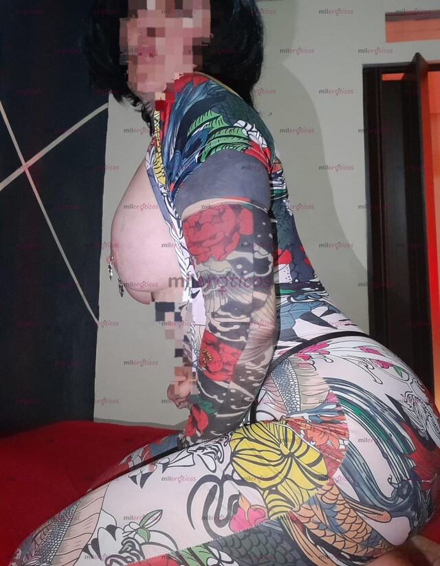FOTOS DE MODELO SÚPER TATUADA CON PIERCINGS ERÓTICOS APTO PRIVADO EN CHAPINERO