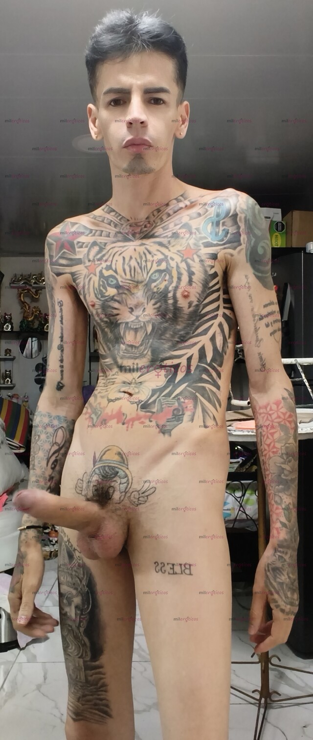 FOTOS DE FLACO VERGON ACTIVO MORBOSO BLANCO TATUADO