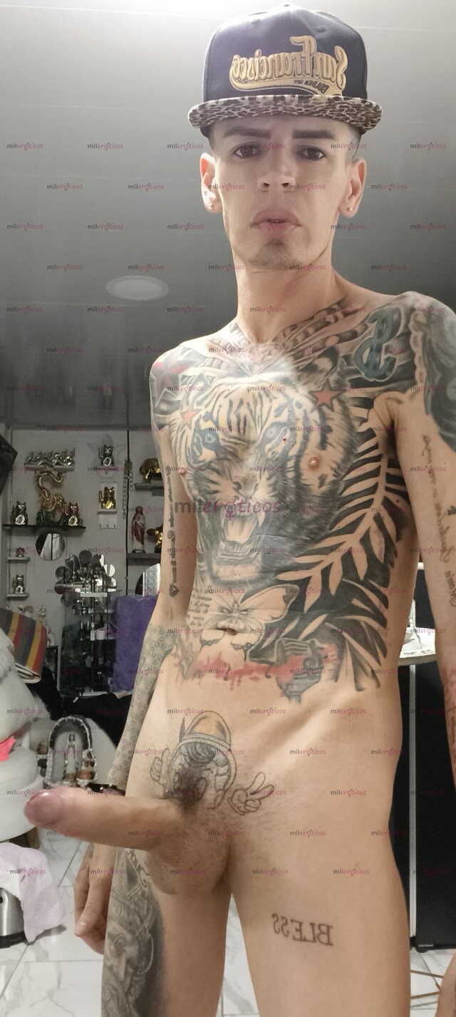 FOTOS DE FLACO VERGON ACTIVO MORBOSO BLANCO TATUADO