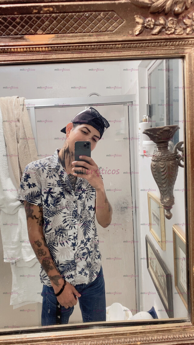 FOTOS DE TATUADO VERGON NO GAY NI TRANS!!! 23 CM SACÓ LECHE