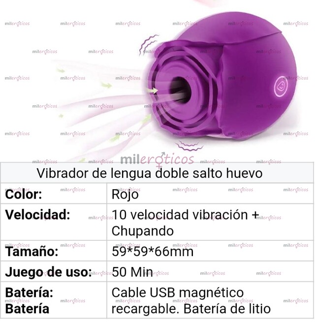 FOTOS DE MASAJEADOR EN FORMA DE ROSA PARA CLICTORIS, ANO Y PEZONES; SENTIRAS LA DIFERENCI