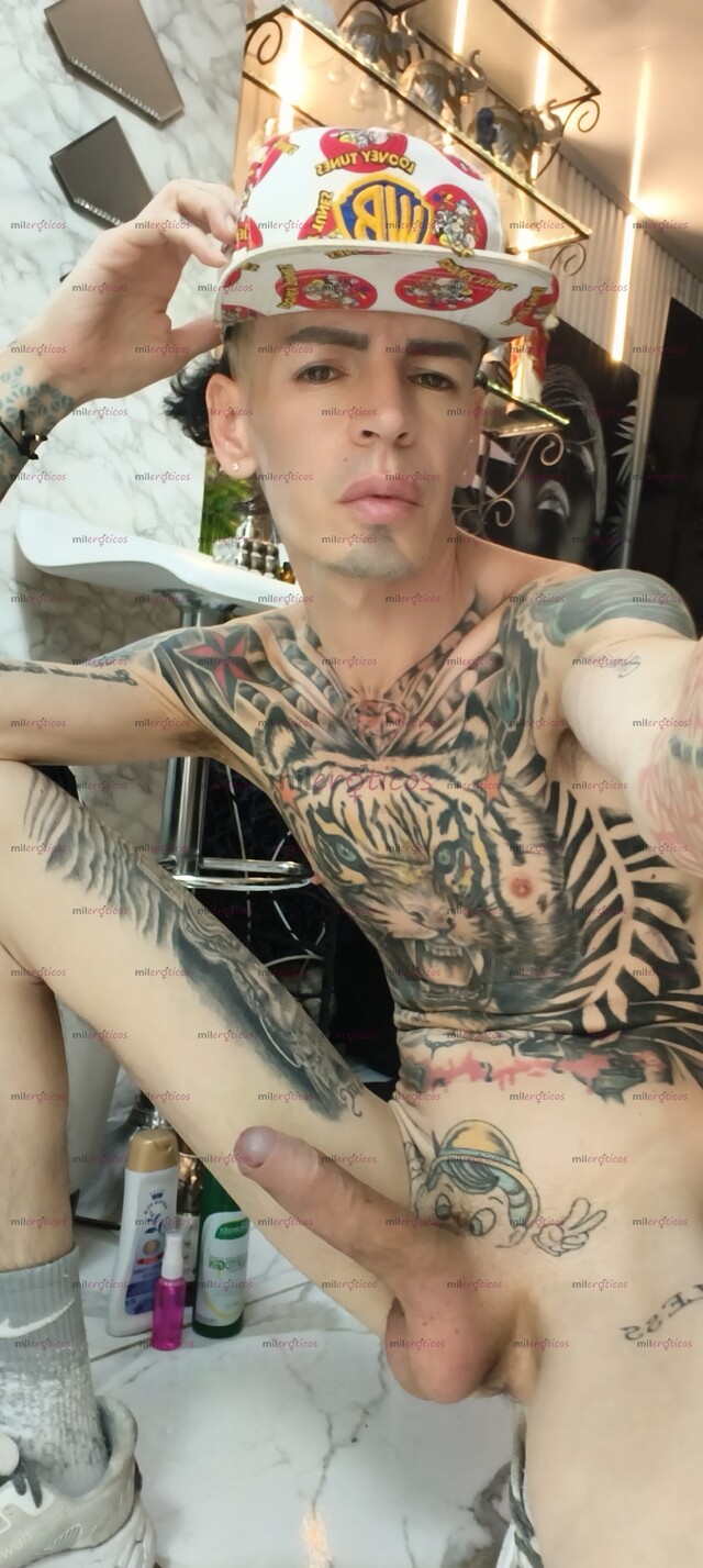 FOTOS DE FLACO VERGON BLANCO TATUADO ACTIVO MORBOSO