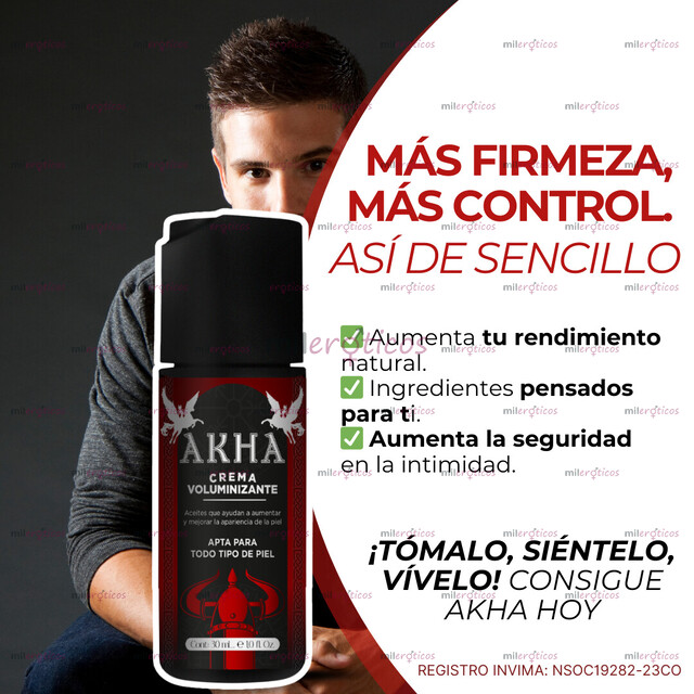 FOTOS DE CREMA VOLUMINIZANTE ENGROSADORA DE MIEMBRO AKHA MAS SATISFACCION Y CONFIANZA