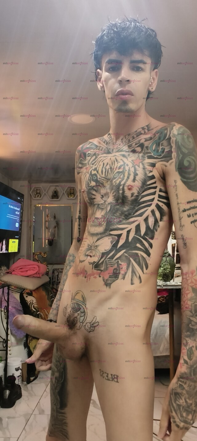 FOTOS DE FLACO VERGON ACTIVO MORBOSO BLANCO TATUADO