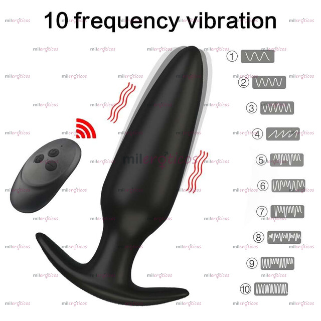 FOTOS DE 1866620 VIBRADOR ANAL CONTROL PLUG ANAL 10 MODOS DE VIBRACIÓN CARGA USB
