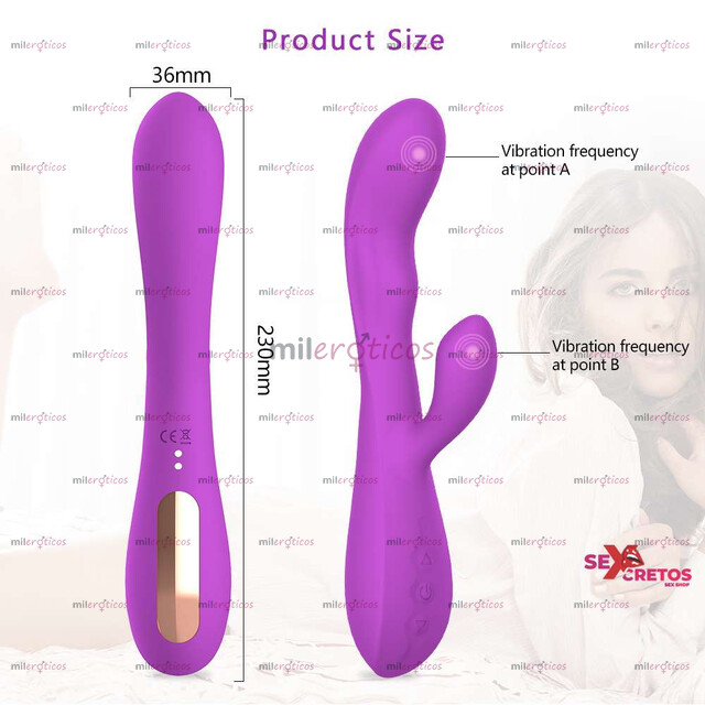 FOTOS DE 1866643 VIBRADOR CON ESTIMULACION CLITORIAL 10 FRECUENCIAS DE VIBRACIÓN
