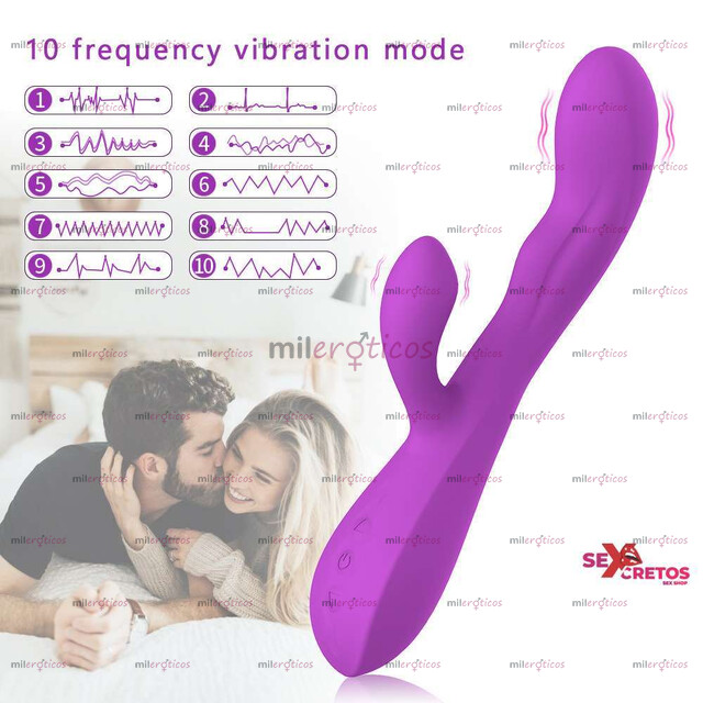 FOTOS DE 1866643 VIBRADOR CON ESTIMULACION CLITORIAL 10 FRECUENCIAS DE VIBRACIÓN