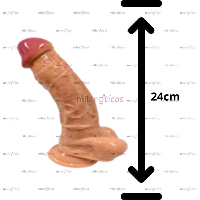 FOTOS DE 1866177 DILDO CONSOLADOR EL PESO PLUMA 24CM DE 24CM (19 CM INSERTABLES)