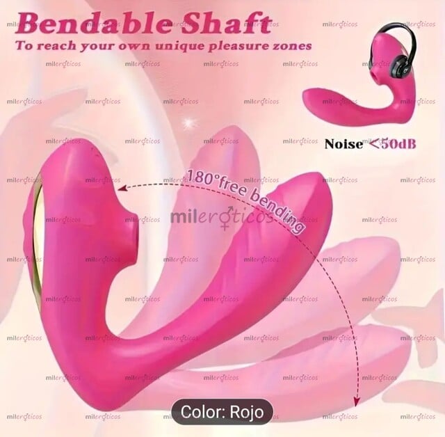 FOTOS DE SUCCIONADOR DE CLITORIS Y VIBRADOR PARA PUNTO G RECARGABLE Y DURABLE!