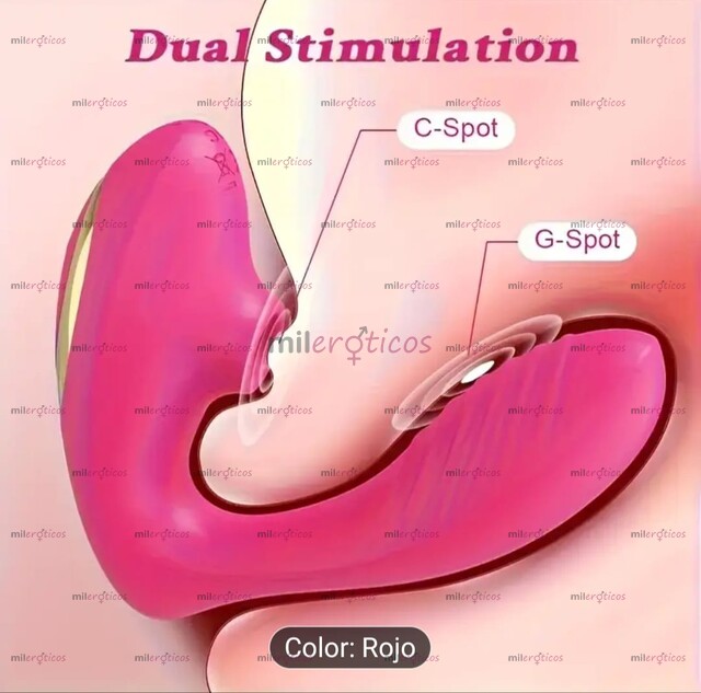 FOTOS DE SUCCIONADOR DE CLITORIS Y VIBRADOR PARA PUNTO G RECARGABLE Y DURABLE!