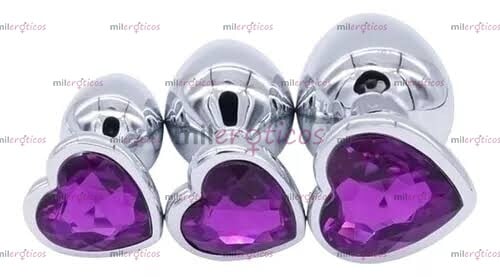 FOTOS DE KIT DE 3 PLUG ANAL CHICO, MEDIANO Y GRANDE ENVÍO GRATIS!!! $300