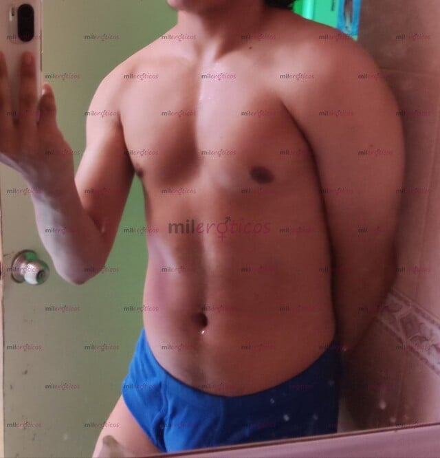 FOTOS DE $ 1000 LA HORA. ACTIVO. JOVEN DE 20 AÑOS, CON 18 CM CUERPO ATLÉTICO