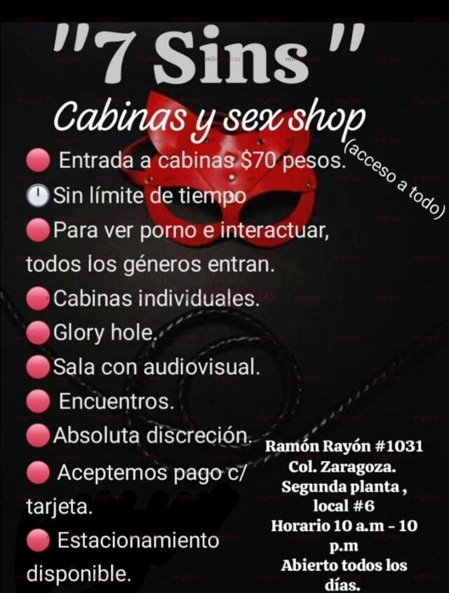 FOTOS DE CABINAS 7SINS SEX SHOP CABINAS RAMÓN RAYÓN 1031 ZARAGOZA