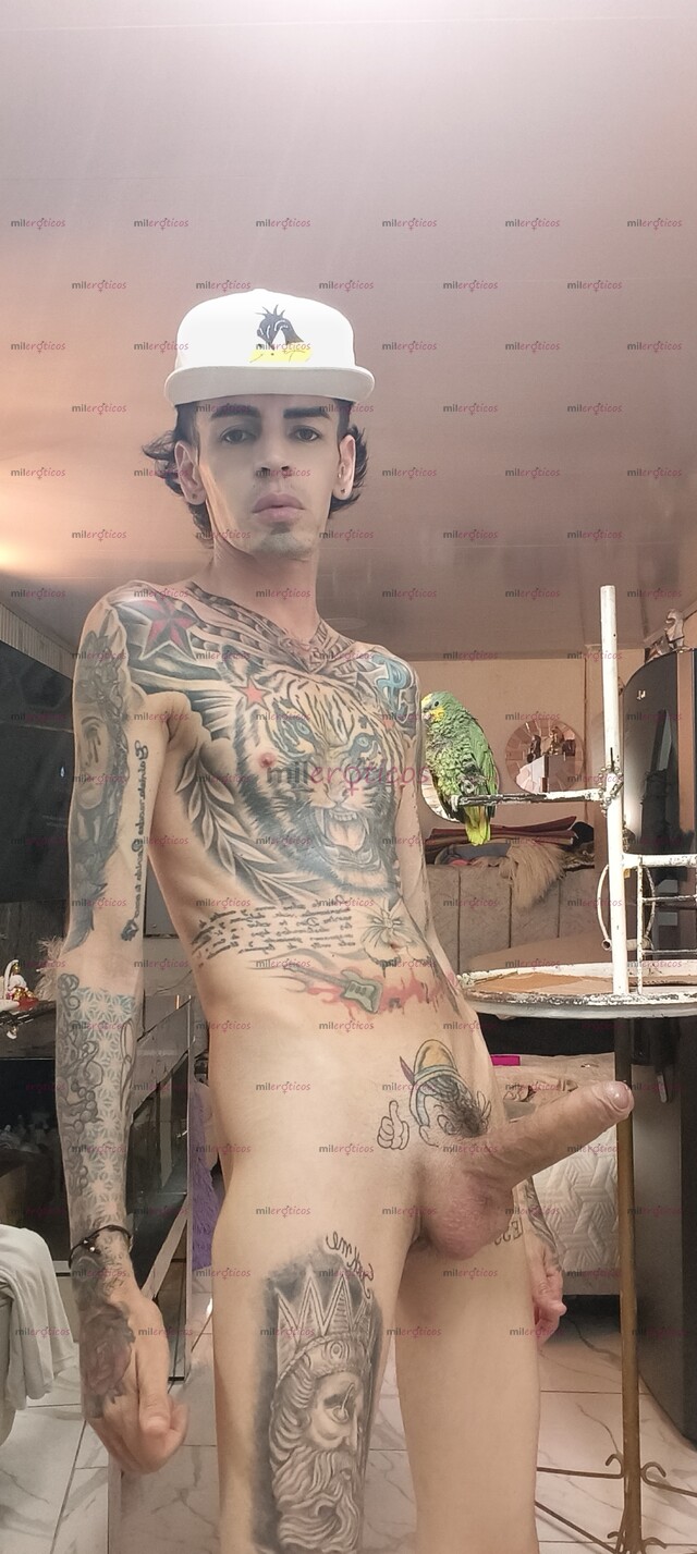 FOTOS DE FLACO BLANCO TATUADO VERGON ACTIVO SERIO