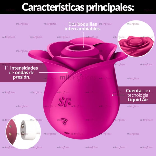 FOTOS DE 1927187 SATISFYER SUCCIONADOR CLÍTORIS VIBRADOR MODERN BLOSSOM JUGUETESEX