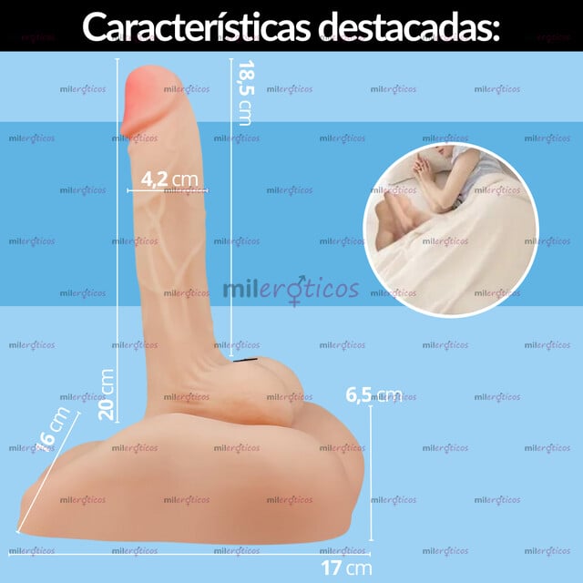 FOTOS DE 1939980 DILDO MEDIO TORSO UNISEX ULTRAREALISTA ARTICULADO SILICONA PREMIUM