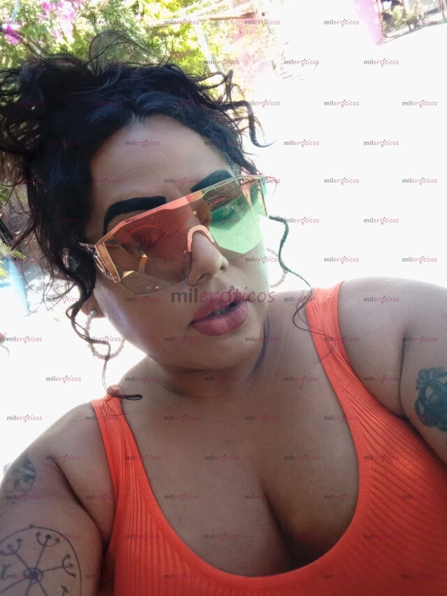 FOTOS DE NENA TRANS INTER CURVY BBW CON UN BUEN CARAMELO, CULONA Y TETONA