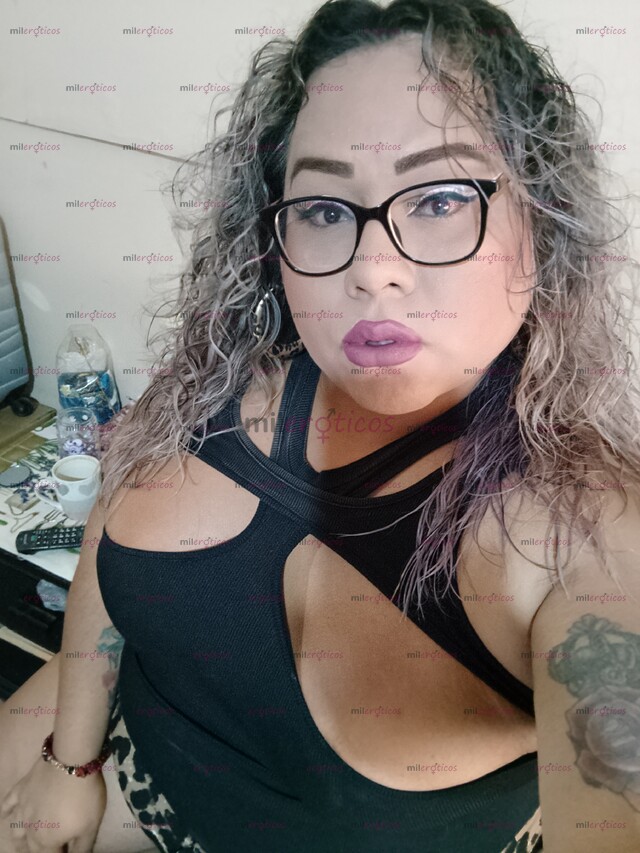 FOTOS DE NENA TRANS INTER CURVY BBW CON UN BUEN CARAMELO, CULONA Y TETONA