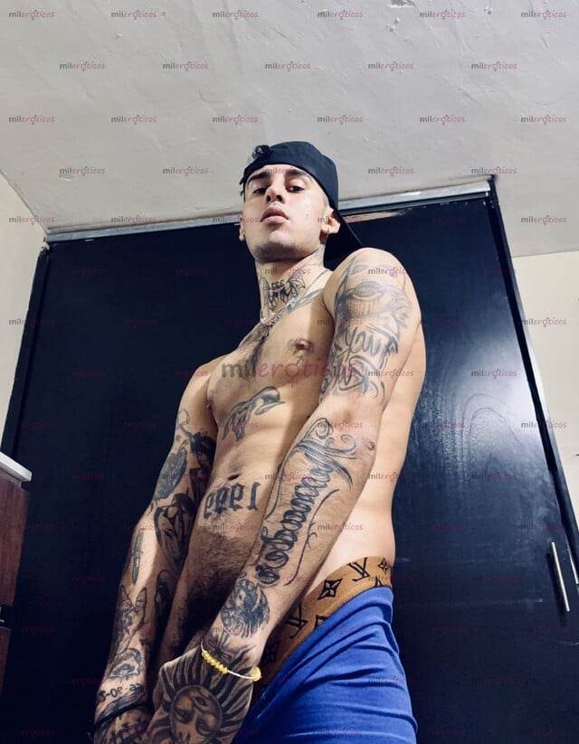 FOTOS DE VERGON CHACALON TATUADO ALDAIR 21 CM ACTIVO GRUESA