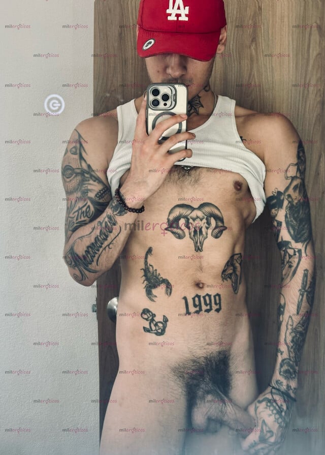 FOTOS DE VERGON CHACALON TATUADO ALDAIR 21 CM ACTIVO GRUESA