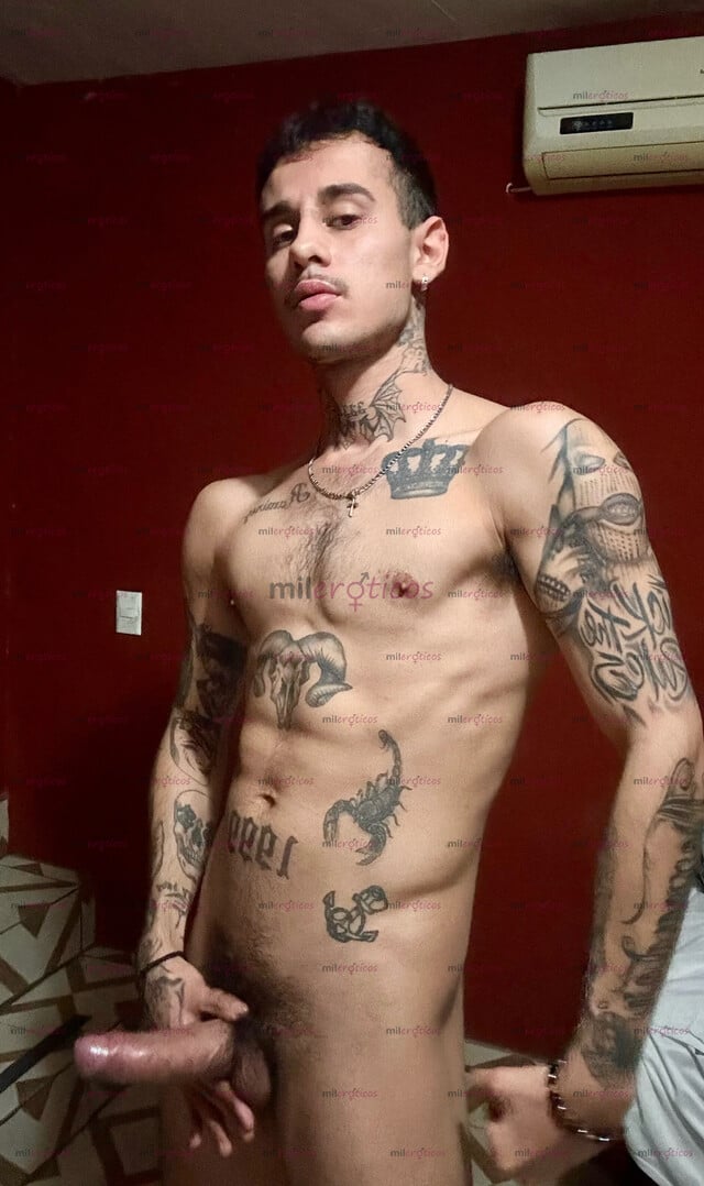 FOTOS DE VERGON CHACALON TATUADO ALDAIR 21 CM ACTIVO GRUESA