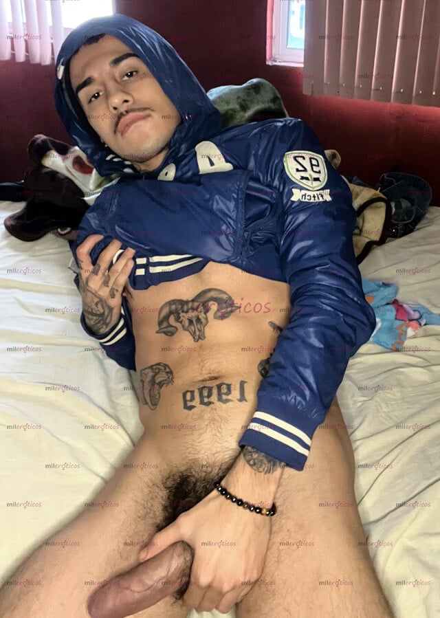 FOTOS DE VERGON CHACALON TATUADO ALDAIR 21 CM ACTIVO GRUESA
