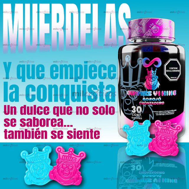 FOTOS DE 1900402 JARABE GUMMIES VI KING 240 ML TARRO 30 GUMMIES VI KING SACHET SCK CH