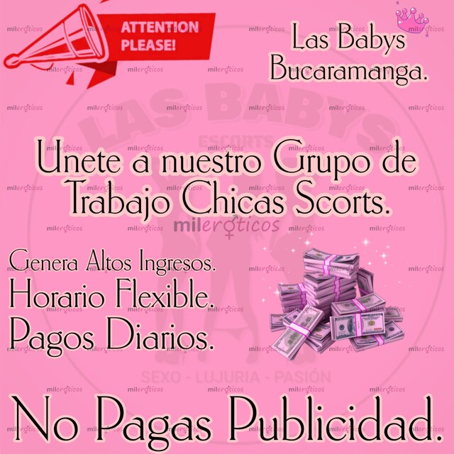 FOTOS DE TRABAJO INMEDIATO, SCORTS BUCARAMANGA, GENERA DINERO.