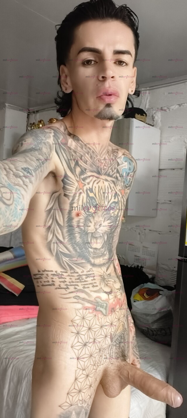 FOTOS DE FLACO BLANCO TATUADO ACTIVO VERGON CON SITIO