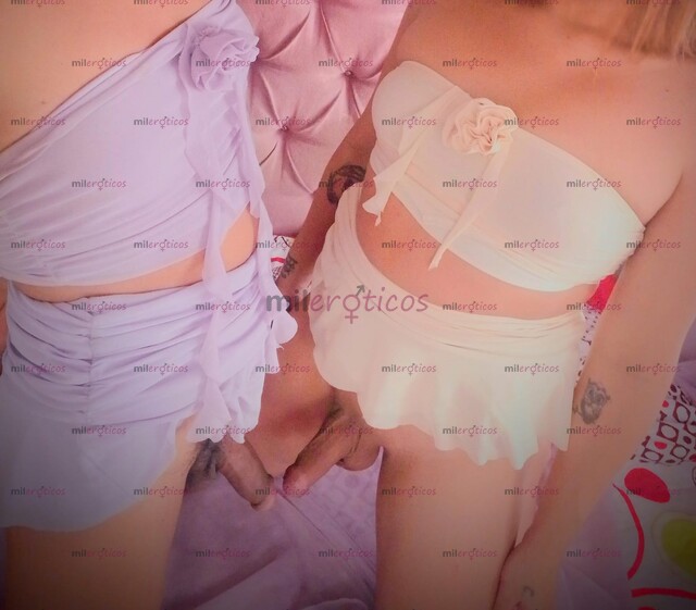 FOTOS DE ANIMATE Y DISFRUTA DE UN TRIO CON DOS CHICAS TRANS