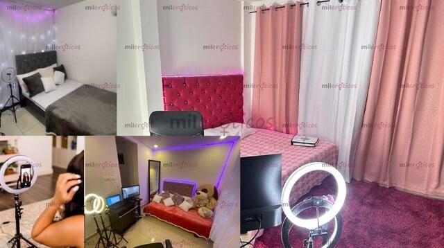 FOTOS DE ALQUILER DE HABITACIONES EQUIPADAS PARA STREAMING Y WEBCAMS